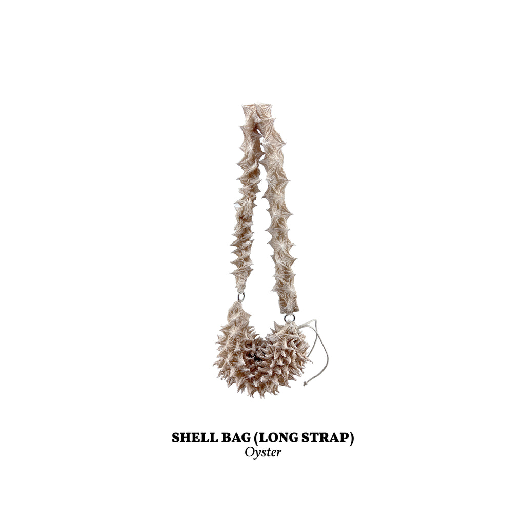 FUGUKU SLING BAG - FUGU SHELL BAG LONG - OYSTER