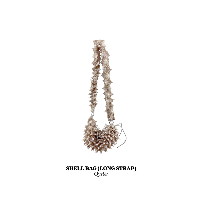 FUGUKU SLING BAG - FUGU SHELL BAG LONG - OYSTER