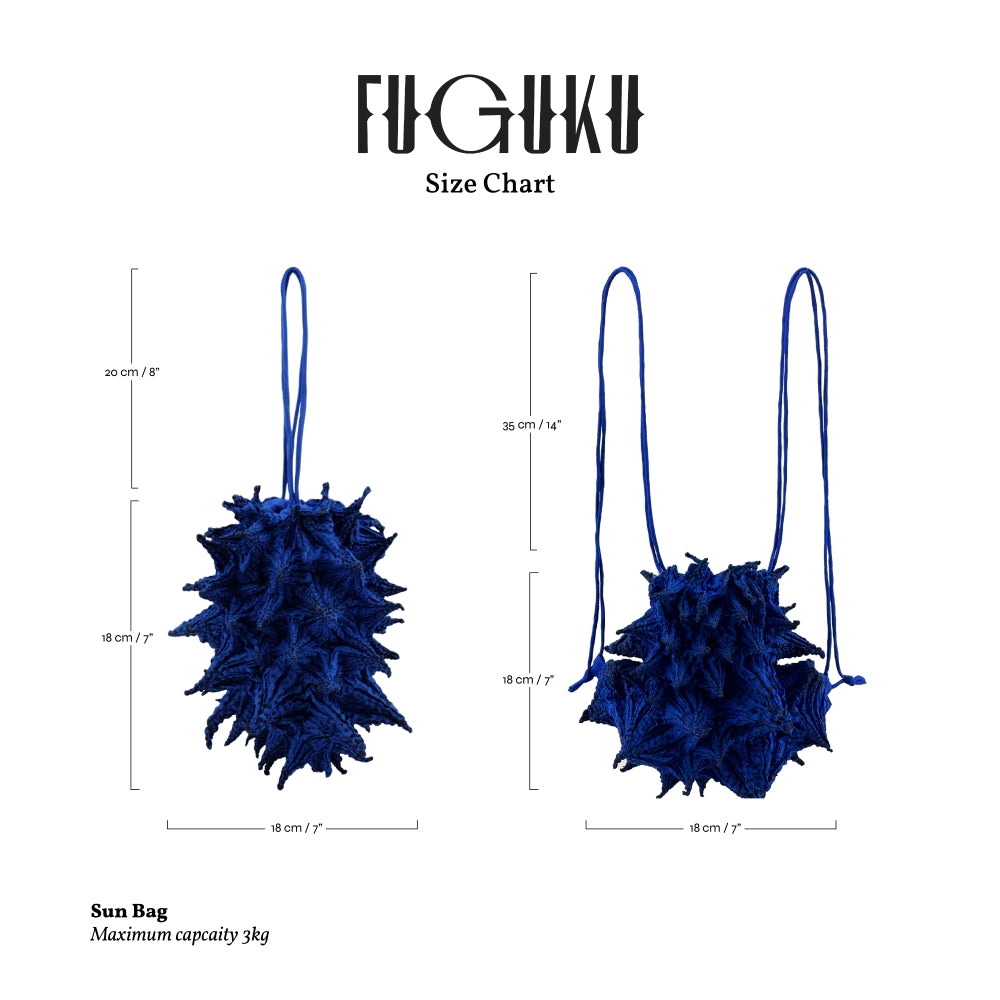 FUGUKU HAND BAG - SUN WRISTBAG - RUBY POINT