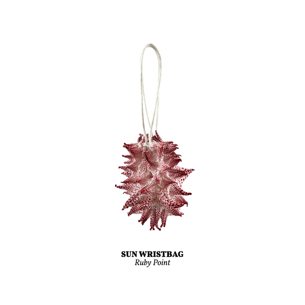 FUGUKU HAND BAG - SUN WRISTBAG - RUBY POINT