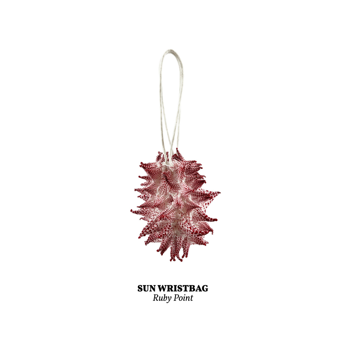 FUGUKU HAND BAG - SUN WRISTBAG - RUBY POINT