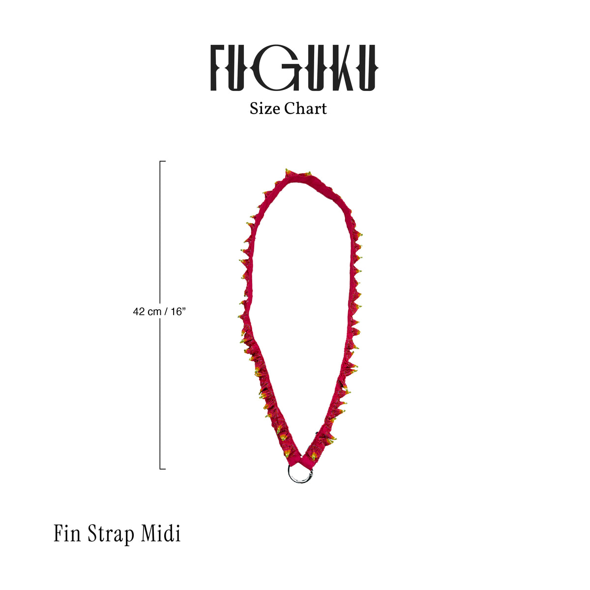 FUGUKU FIN STRAP MIDI - PHOSPHATE