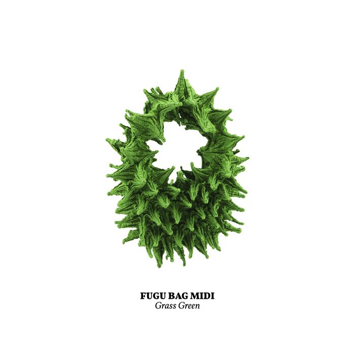FUGUKU HAND BAG - FUGU MIDI - GRASS GREEN