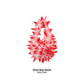 FUGUKU HAND BAG - FUGU MAXI - RUBY POINT