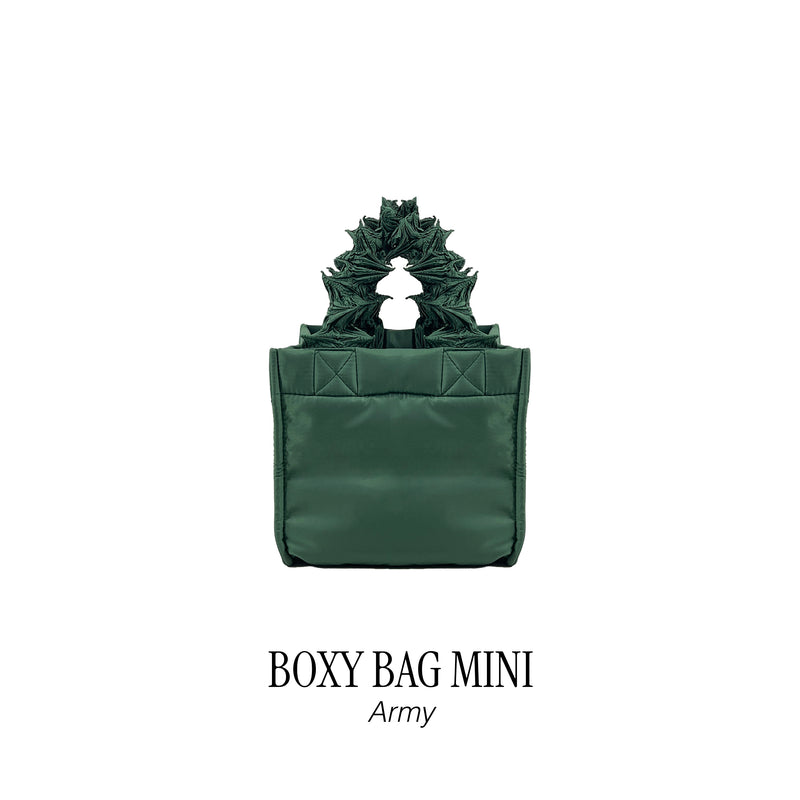 FUGUKU HAND BAG - BOXY BAG MINI - ARMY