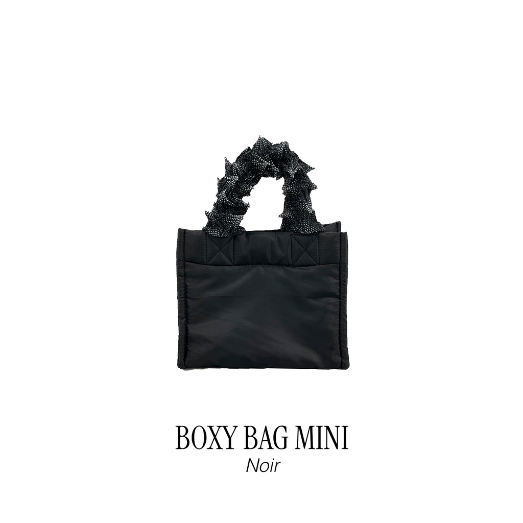 FUGUKU HAND BAG - BOXY BAG MINI - NOIR