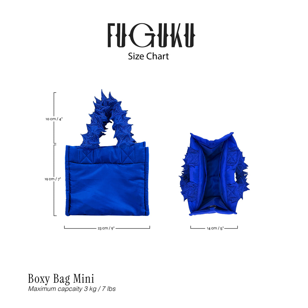 FUGUKU HAND BAG - BOXY BAG MINI - NOIR