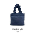FUGUKU HAND BAG – BOXY BAG MIDI - NAVY