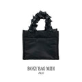 FUGUKU HAND BAG - BOXY BAG MIDI - NOIR