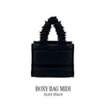 FUGUKU HAND BAG – BOXY BAG MIDI - SOLID BLACK