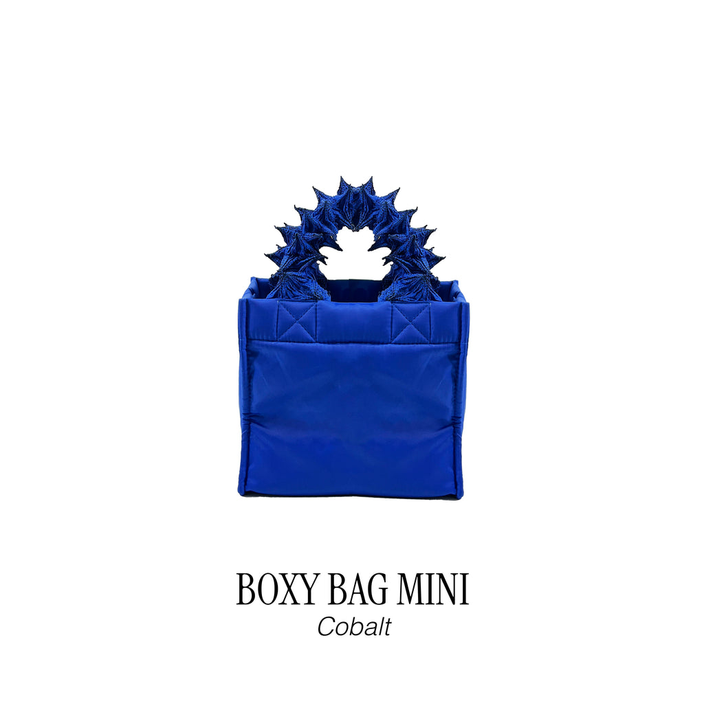 FUGUKU HAND BAG - BOXY BAG MINI - COBALT BLUE