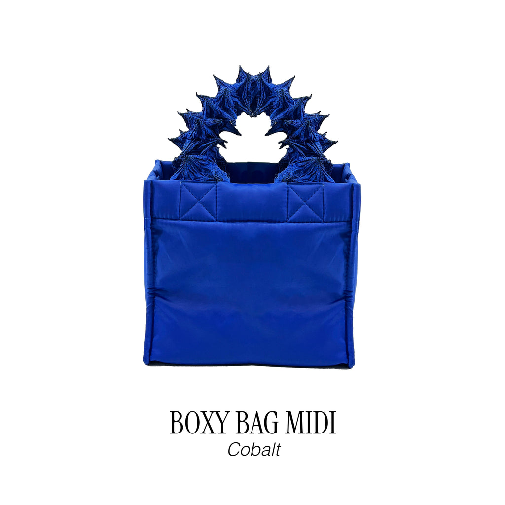 FUGUKU HAND BAG - BOXY BAG MIDI - COBALT BLUE