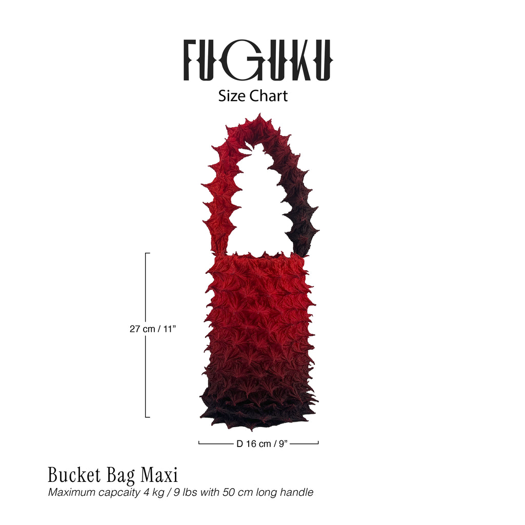 FUGUKU HAND BAG - BUCKET BAG MAXI - ENERGIZED RED