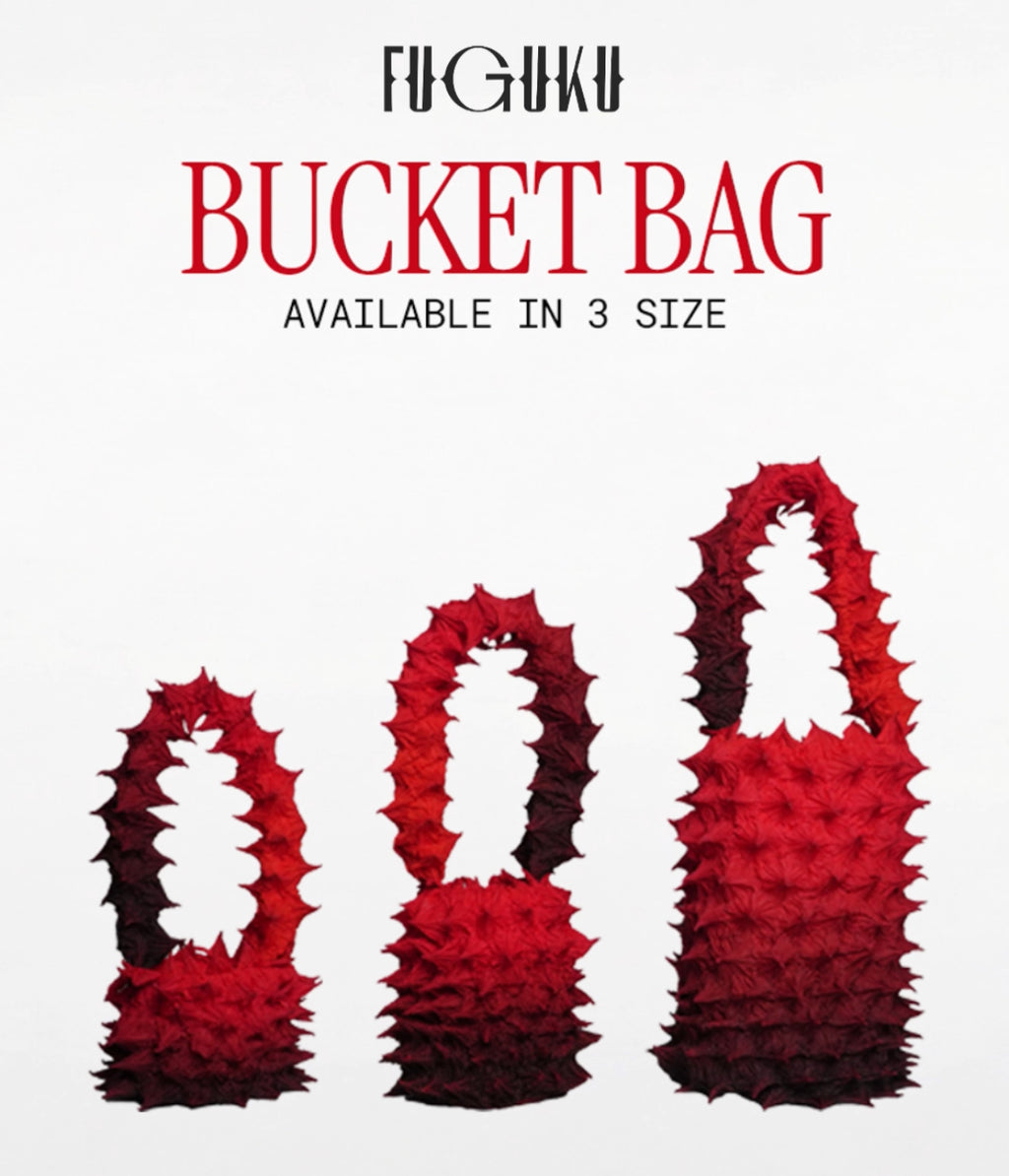 FUGUKU HAND BAG - BUCKET BAG MAXI - ENERGIZED RED