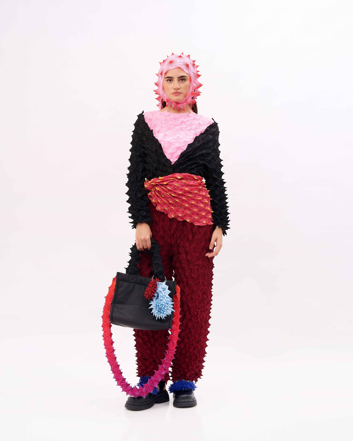 FUGUKU ACCESSORIES - LONG STRAP - SANGRIA