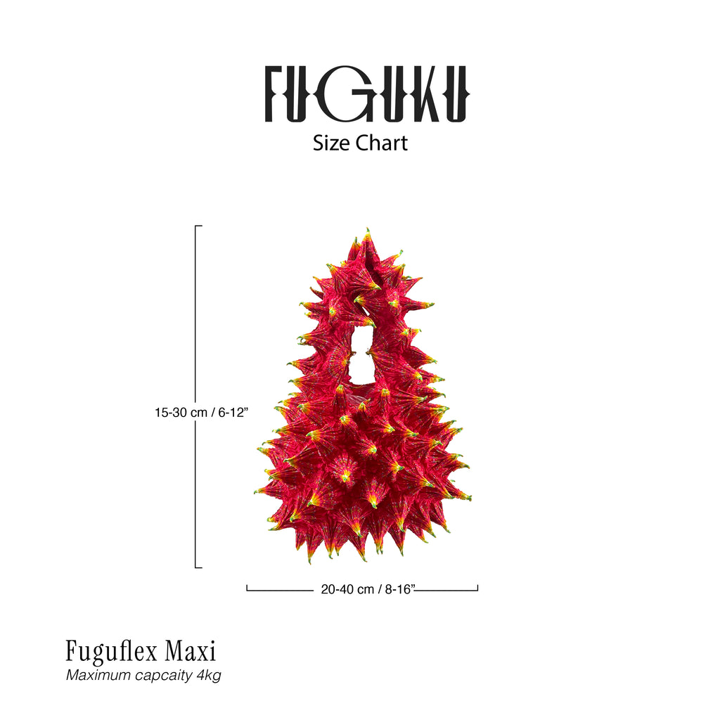 FUGUKU HAND BAG - FUGUFLEX MAXI - RUBY POINT