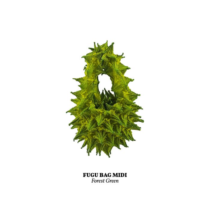 FUGUKU HAND BAG - FUGU MIDI - FOREST GREEN