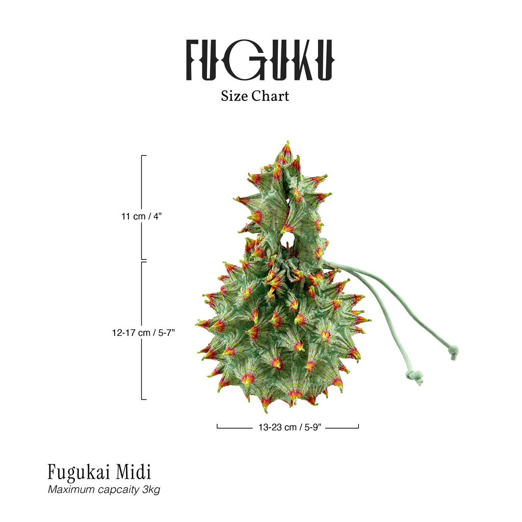 FUGUKU HAND BAG - FUGUKAI MIDI - SEAFOAM