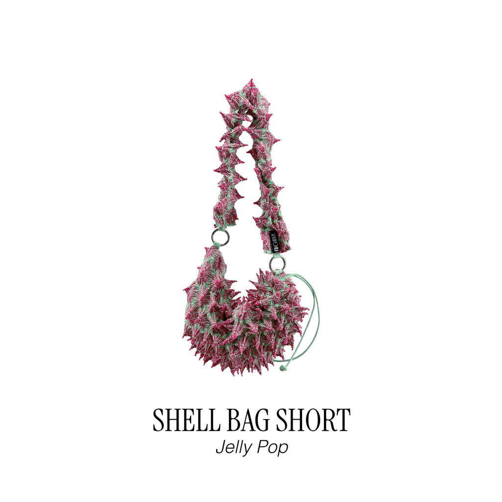 FUGUKU SHOULDER BAG - SHELL BAG SHORT - JELLY POP