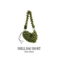 FUGUKU SHOULDER BAG - SHELL BAG SHORT - SEA GLASS