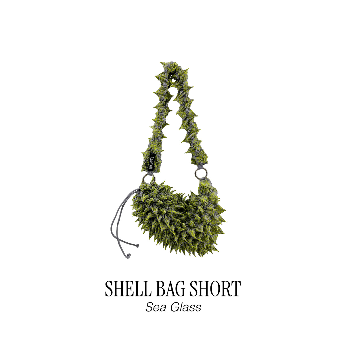 FUGUKU SHOULDER BAG - SHELL BAG SHORT - SEA GLASS