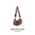 FUGUKU SHOULDER BAG - SHELL BAG SHORT - CORAL BLAZE