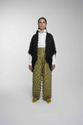 FUGUKU KIMONO OUTERWEAR - BLACK
