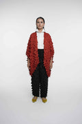 FUGUKU KIMONO OUTERWEAR - TERACOTTA