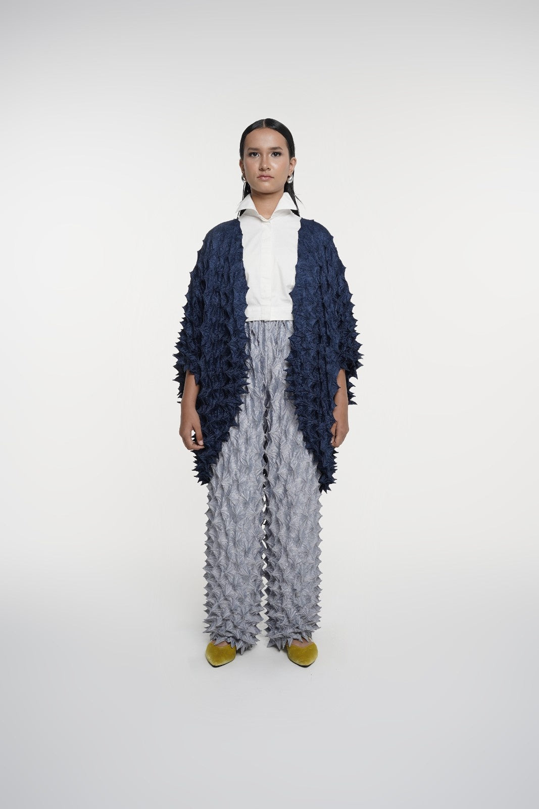 FUGUKU KIMONO OUTERWEAR - NAVY