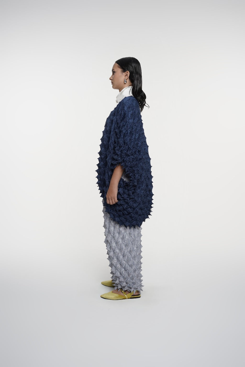 FUGUKU KIMONO OUTERWEAR - NAVY