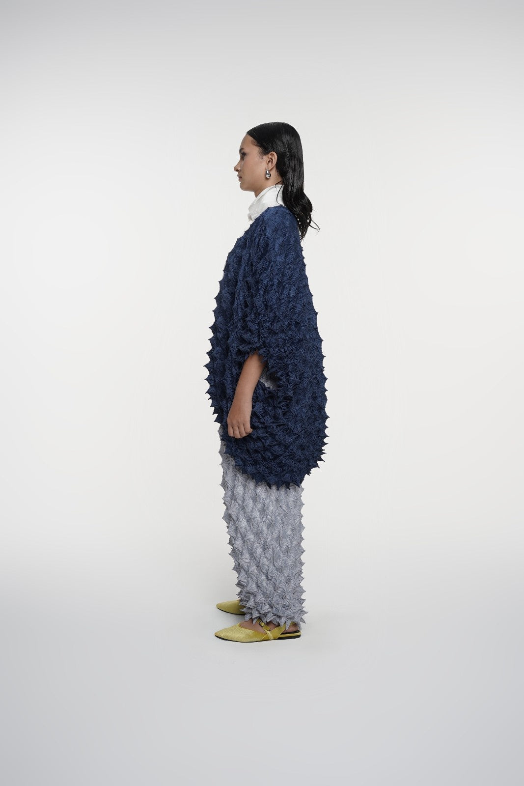 FUGUKU KIMONO OUTERWEAR - NAVY