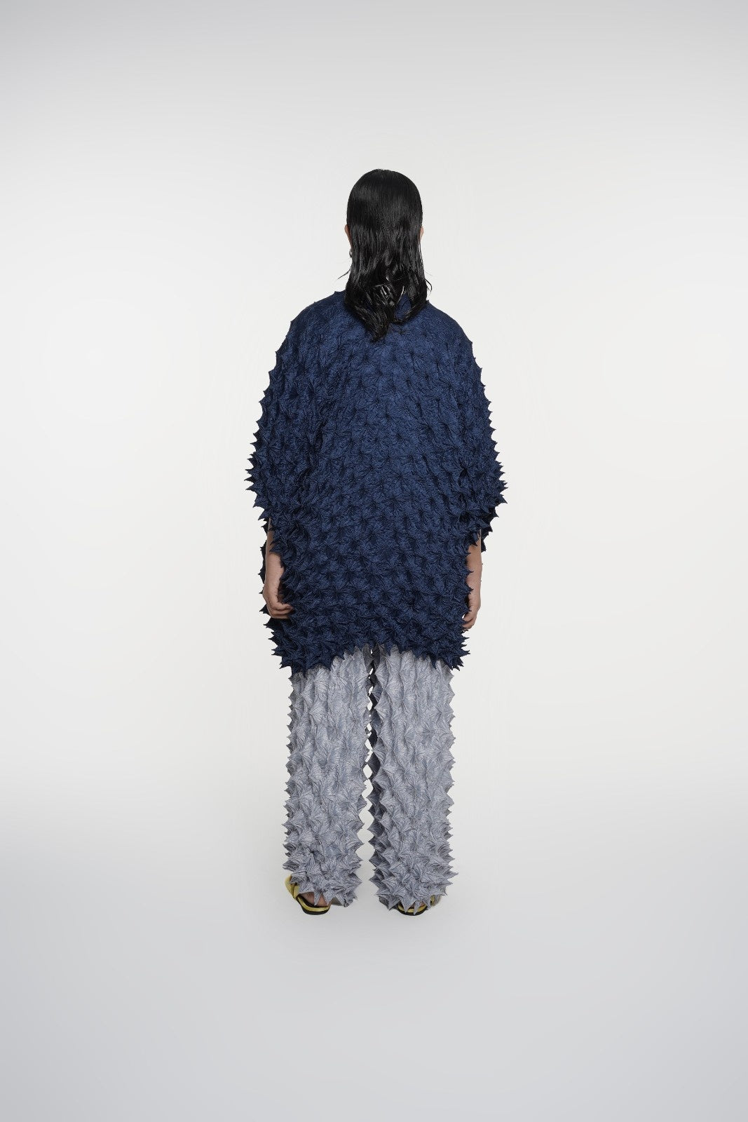 FUGUKU KIMONO OUTERWEAR - NAVY