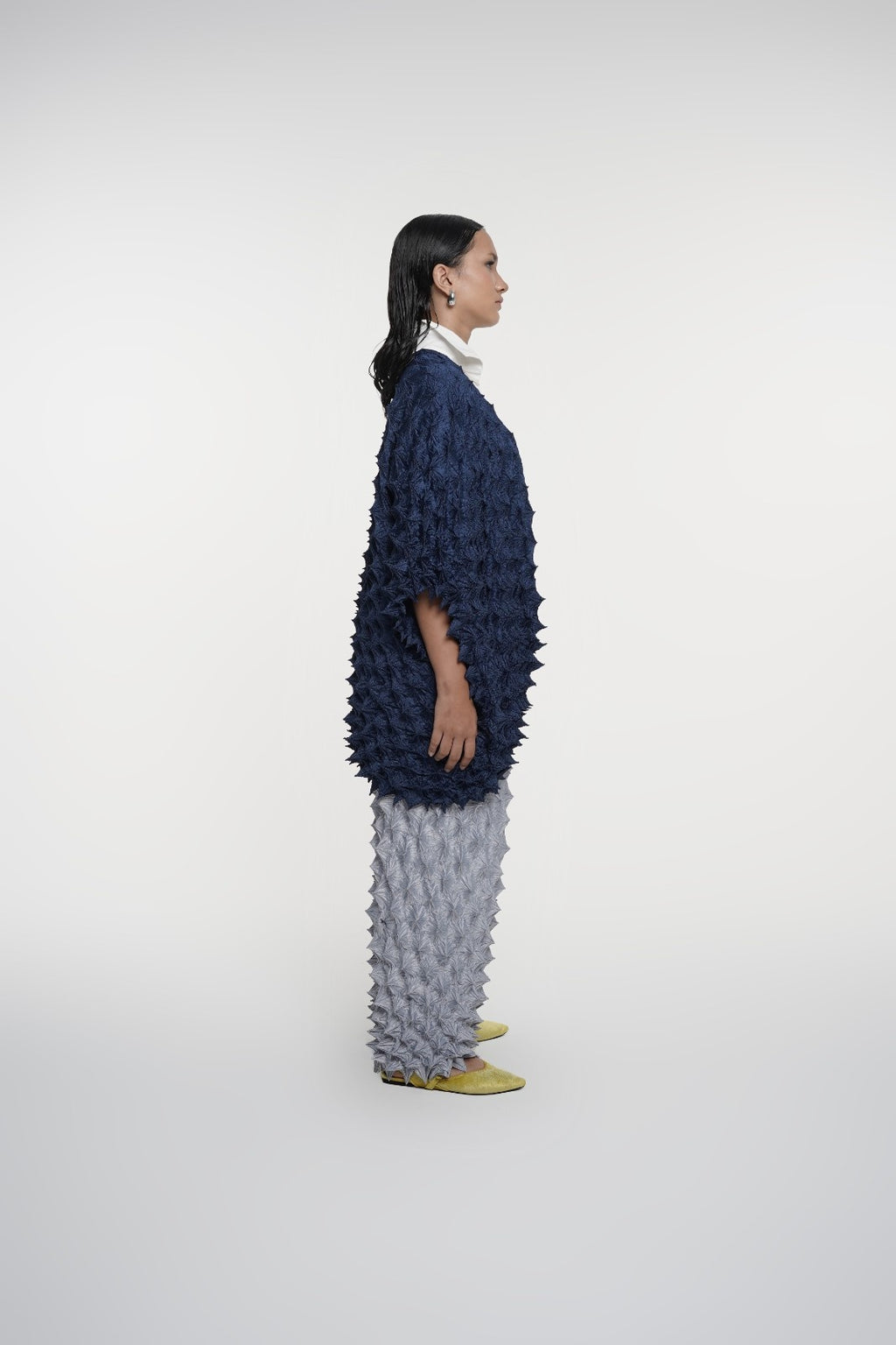 FUGUKU KIMONO OUTERWEAR - NAVY
