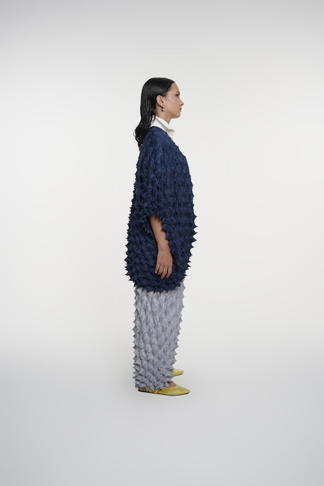 FUGUKU KIMONO OUTERWEAR - NAVY