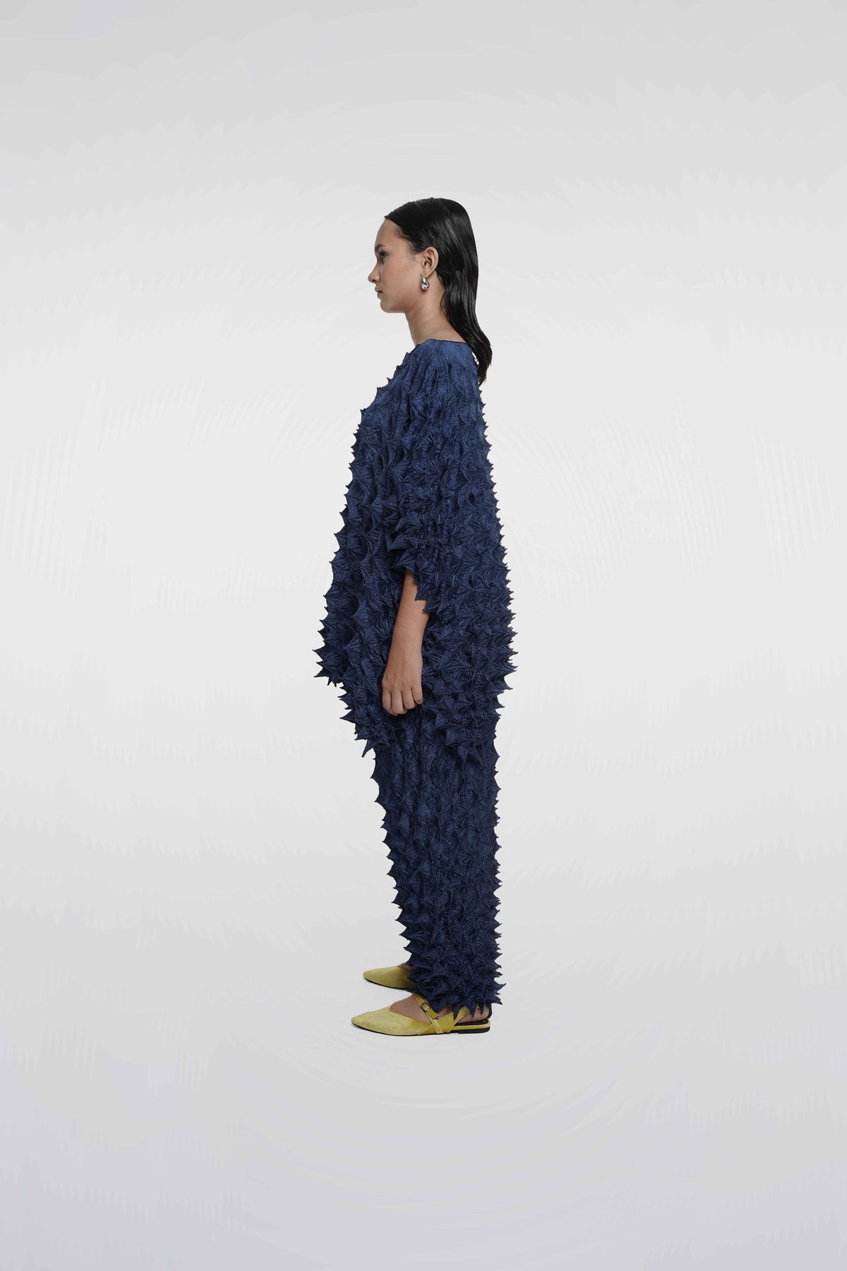 FUGUKU PONCHO TOP - NAVY