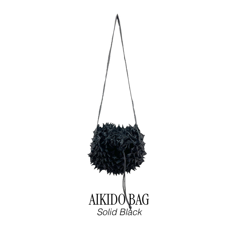 FUGUKU SLING BAG - AIKIDO BAG - SOLID BLACK
