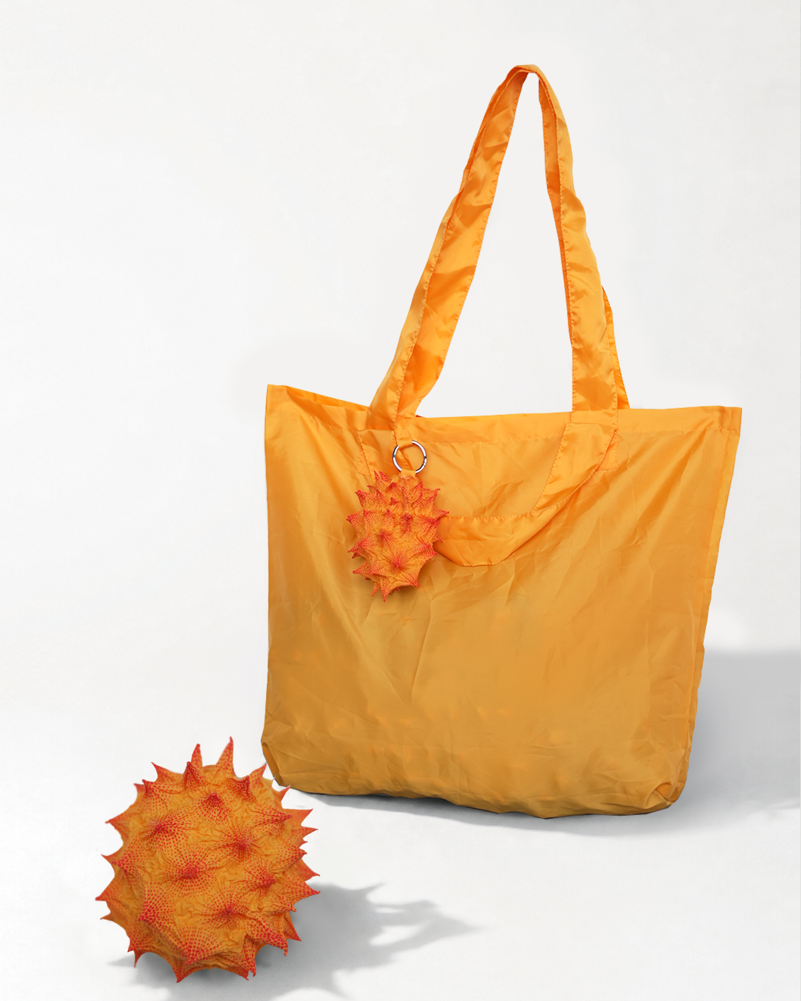 FUGUKU FOLDABLE BAG - FOLDY BALL - CORAL BUTTER