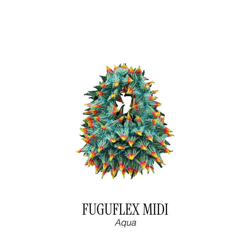 FUGUKU HAND BAG - FUGUFLEX MIDI - AQUA