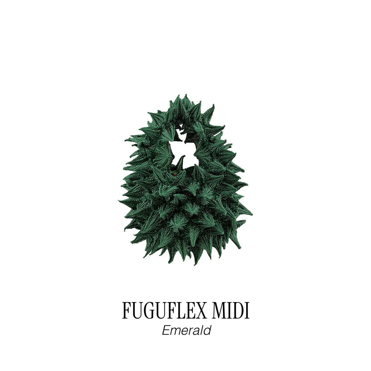 FUGUKU HAND BAG - FUGUFLEX MIDI - EMERALD