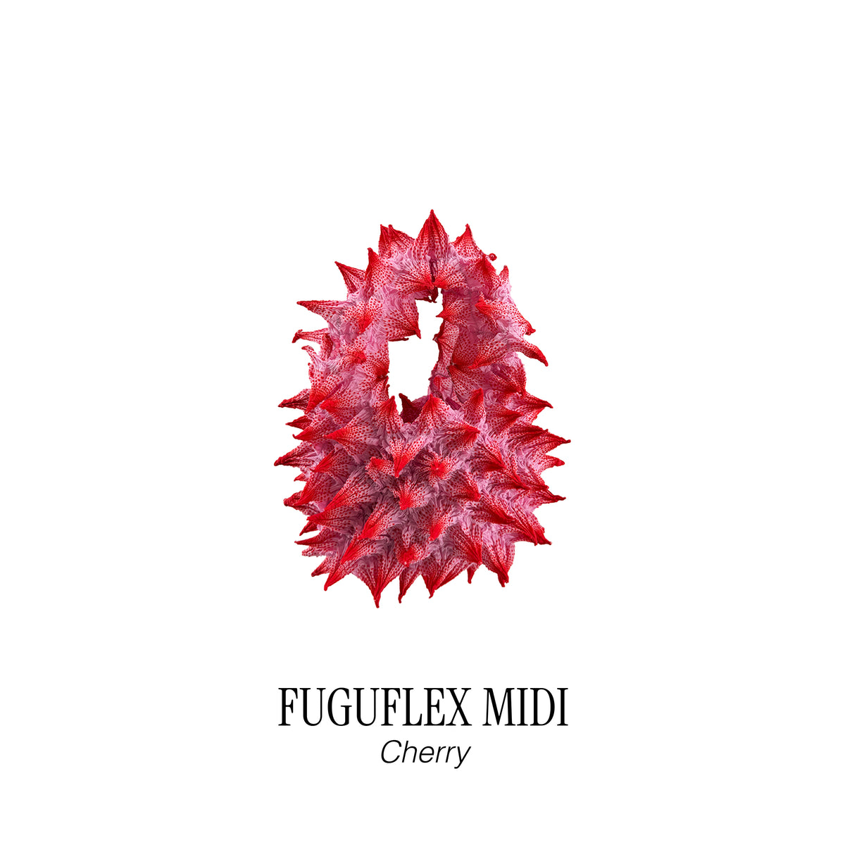 FUGUKU HAND BAG - FUGUFLEX MIDI - CHERRY