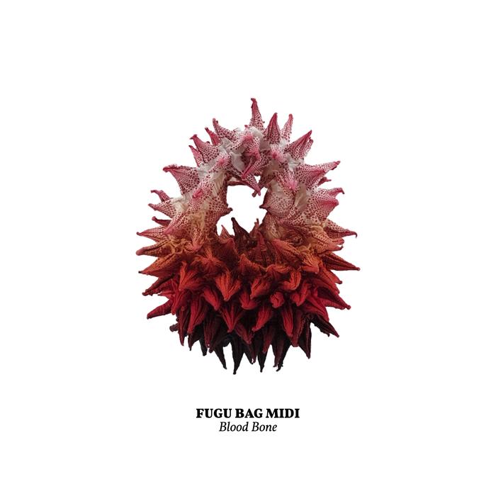FUGUKU HAND BAG - FUGU MIDI - BLOOD BONE