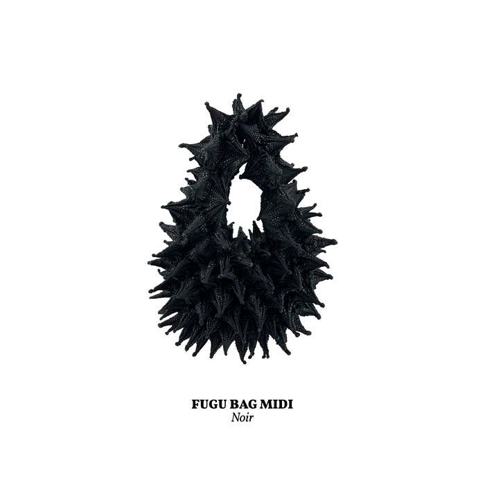 FUGUKU HAND BAG - FUGU MIDI - NOIR