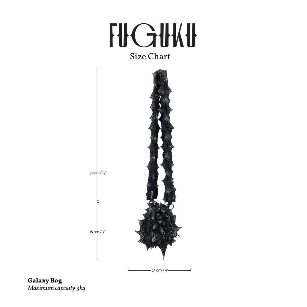 FUGUKU SLING BAG - GALAXY BAG - NOIR