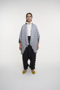 FUGUKU KIMONO OUTERWEAR - SILVER