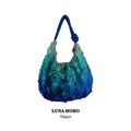 FUGUKU SHOULDER BAG - LUNA HOBO - WATER