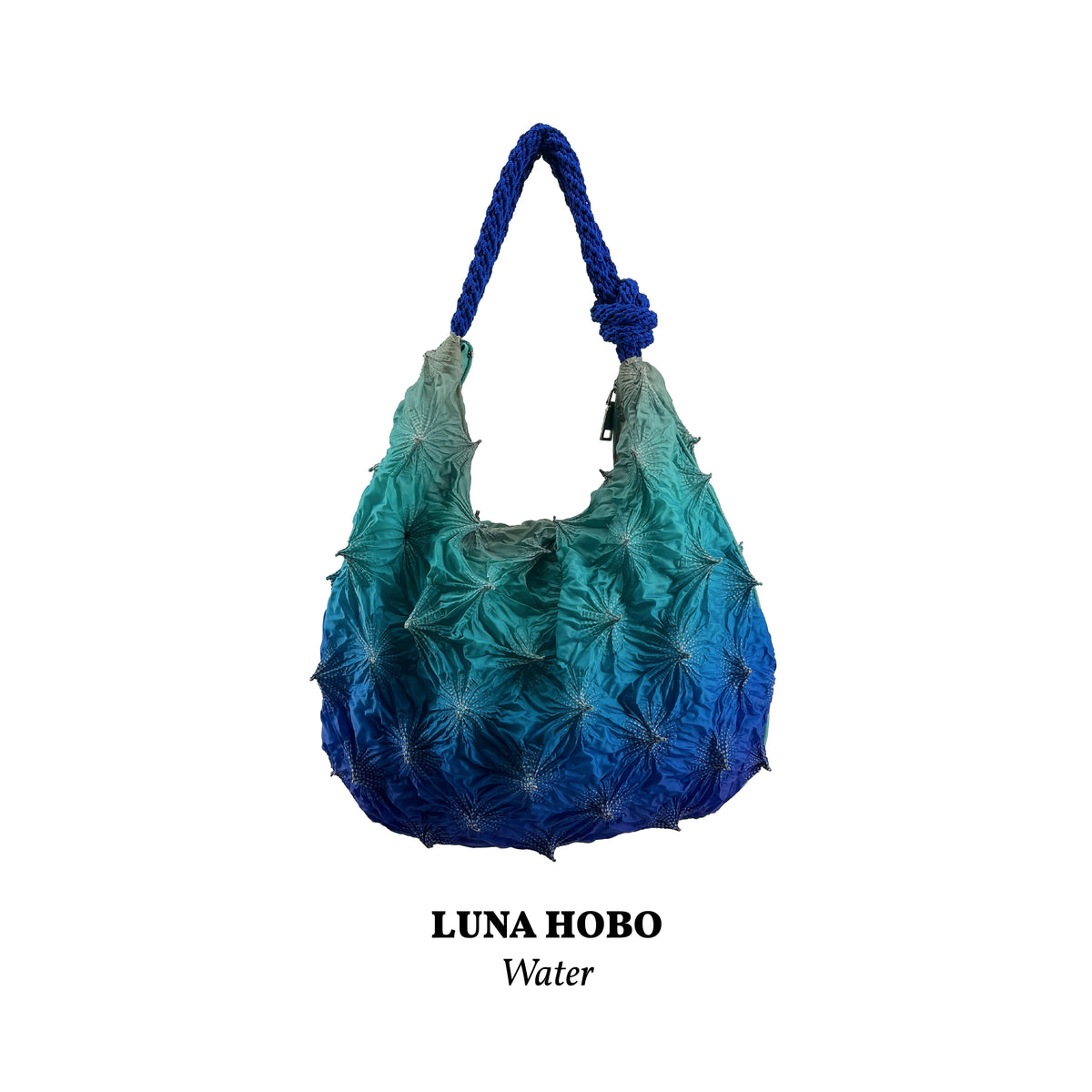 FUGUKU SHOULDER BAG - LUNA HOBO - WATER