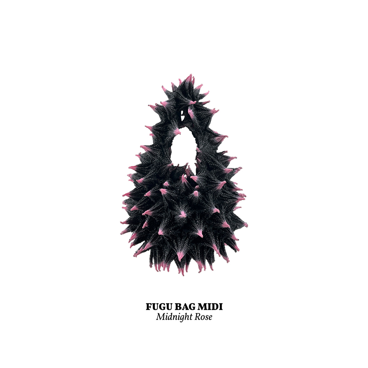FUGUKU HAND BAG - FUGU MIDI - MIDNIGHT ROSE
