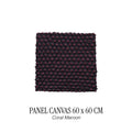 PANEL CANVAS 60 X 60 CM - CORAL MAROON