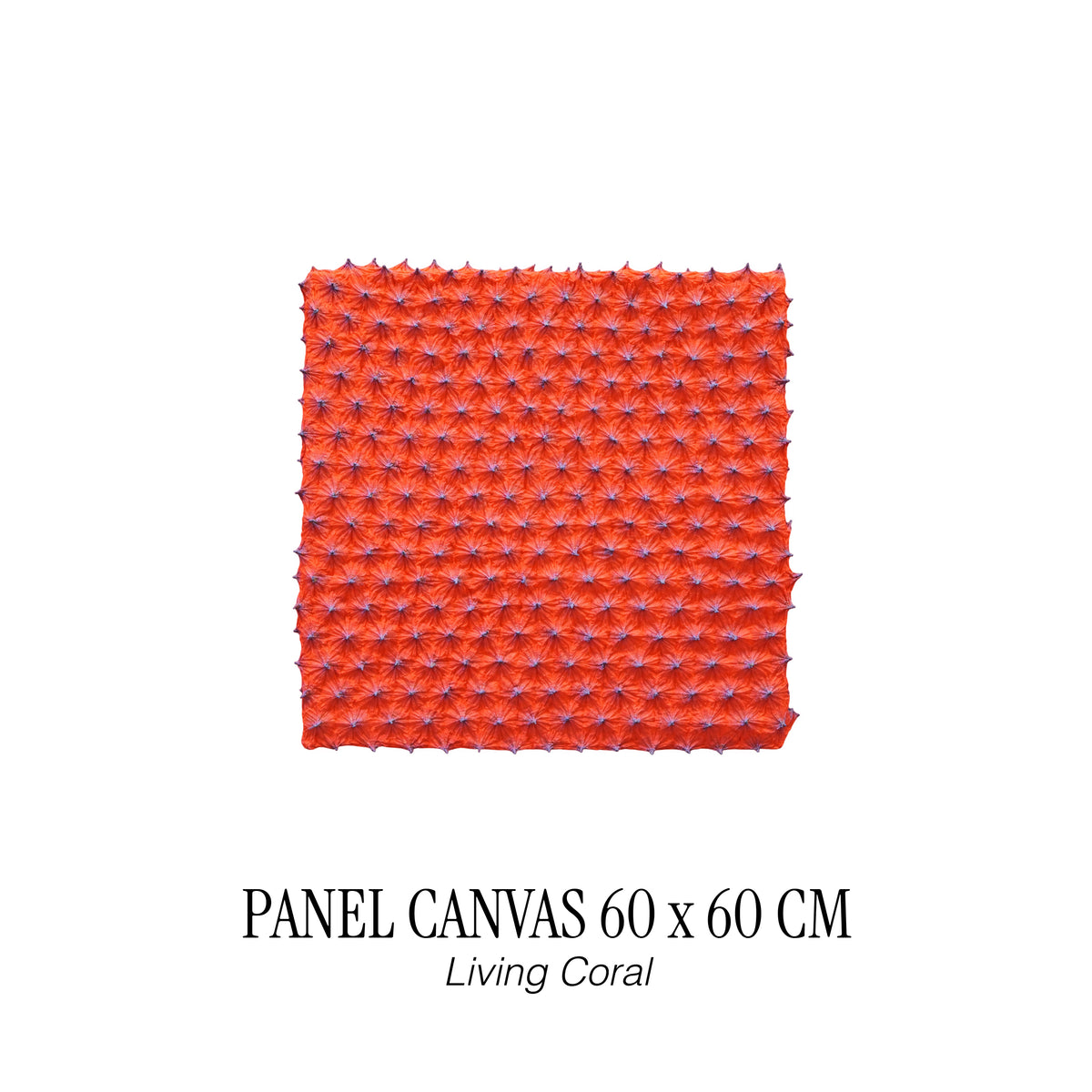 PANEL CANVAS 60 X 60 CM - LIVING CORAL