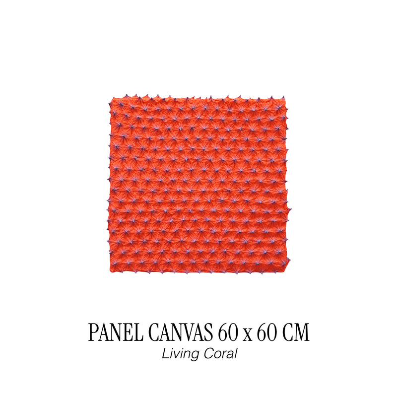 PANEL CANVAS 60 X 60 CM - LIVING CORAL